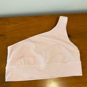 Lululemon Align Asymmetrical Bra C/D Cup / Size 12 / Flush Pink